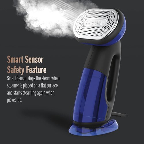 Conair Turbo ExtremeSteam 2-in-1 Handheld Steamer & Iron - 1875W Garment Care in Black/Blue