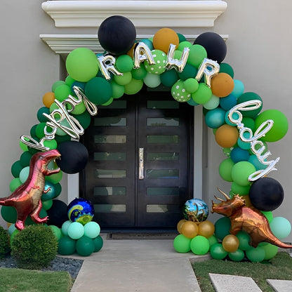 Voircoloria 12-Inch Green Latex Balloons - 110pcs for Graduation, Wedding, Birthday & More