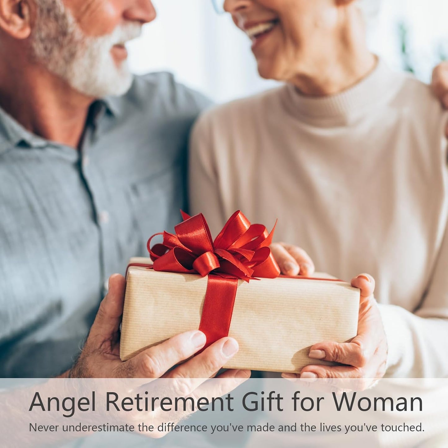 Retirement Gift for Woman, Happy Retirement Gift for Woman, 5.5” Angel Figurine for Retirement Party Decorations, Retired Gifts for Coworkers Friends