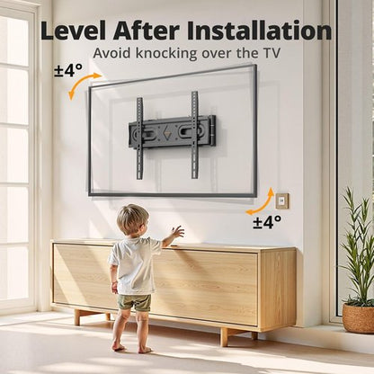 IWORKBOARD Full Motion TV Wall Mount - Dual Articulating Arms for 32-70 Inch TVs | Max VESA 400x400mm, 110 lbs Capacity