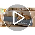 Non-Slip Plush Washable Couch Cover for Dogs - Grey 36x71 Inches