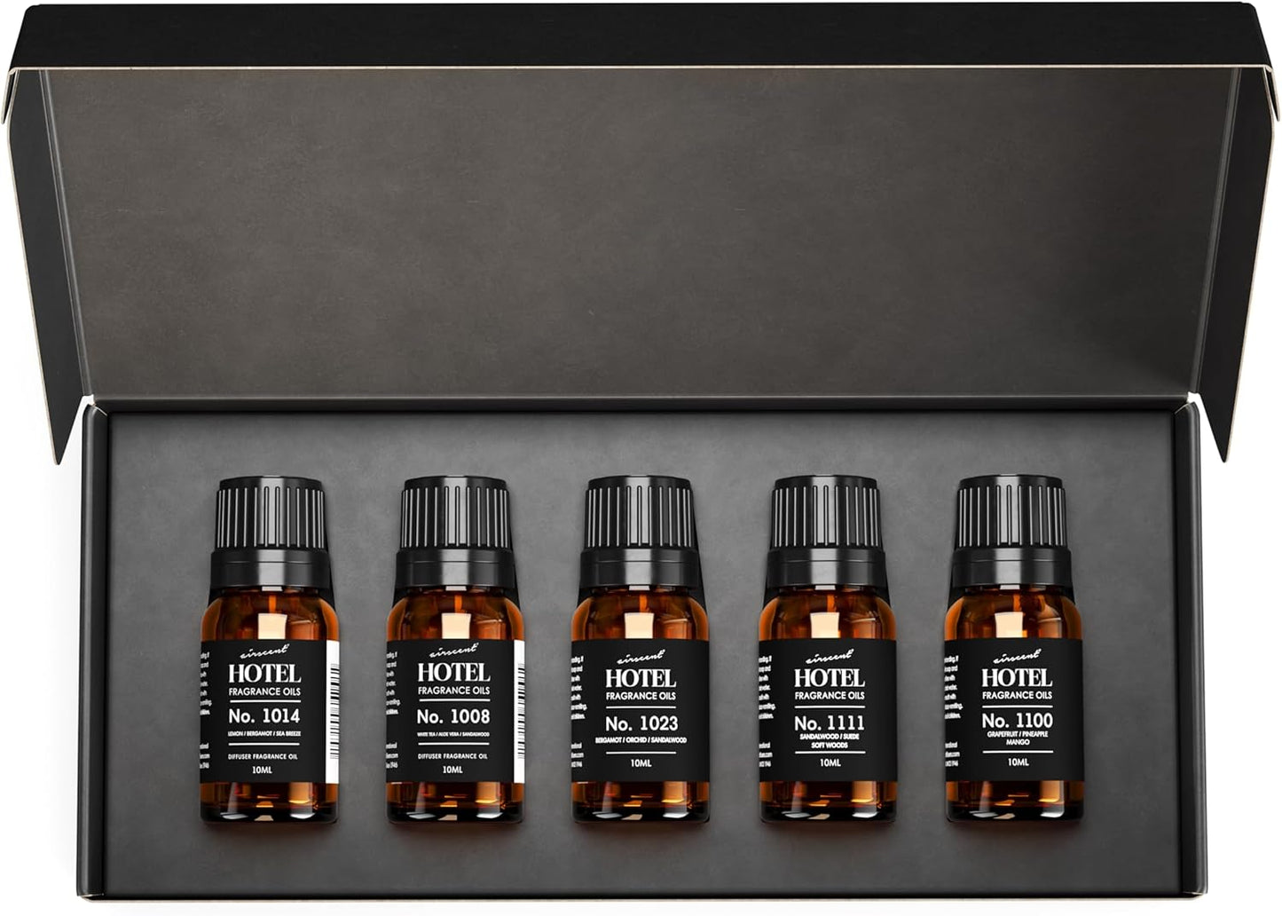 AirScent Hotel Diffuser Oil Gift Set - Luxurious Fragrance Collection | 10 mL, Inspired by Baccarat NYC & Capri Brezza
