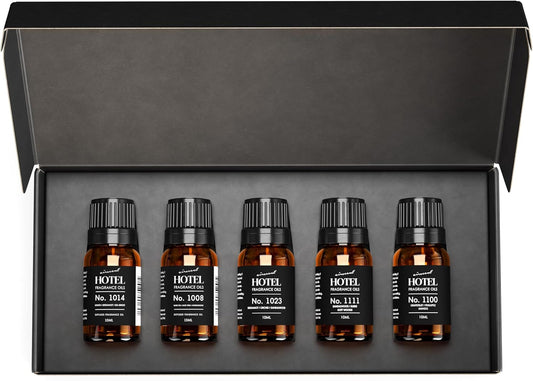AirScent Hotel Diffuser Oil Gift Set - Luxurious Fragrance Collection | 10 mL, Inspired by Baccarat NYC & Capri Brezza