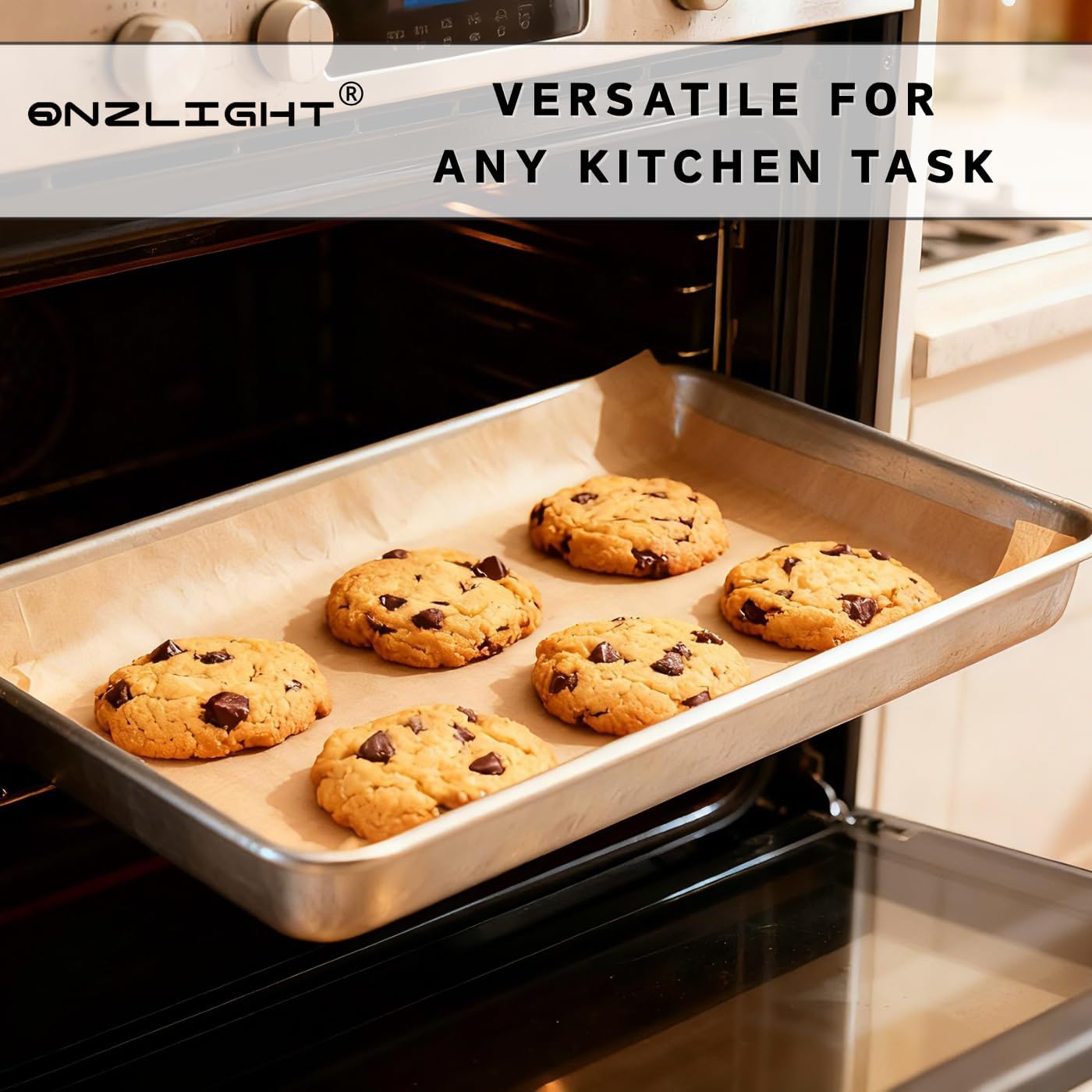 Pre-Cut Parchment Paper by [Brand Name] - Non-Stick Baking Sheets for Cookies & Roasting | 200 Sheets, 8x12 Inch, Heat Resistant Up to 446°F