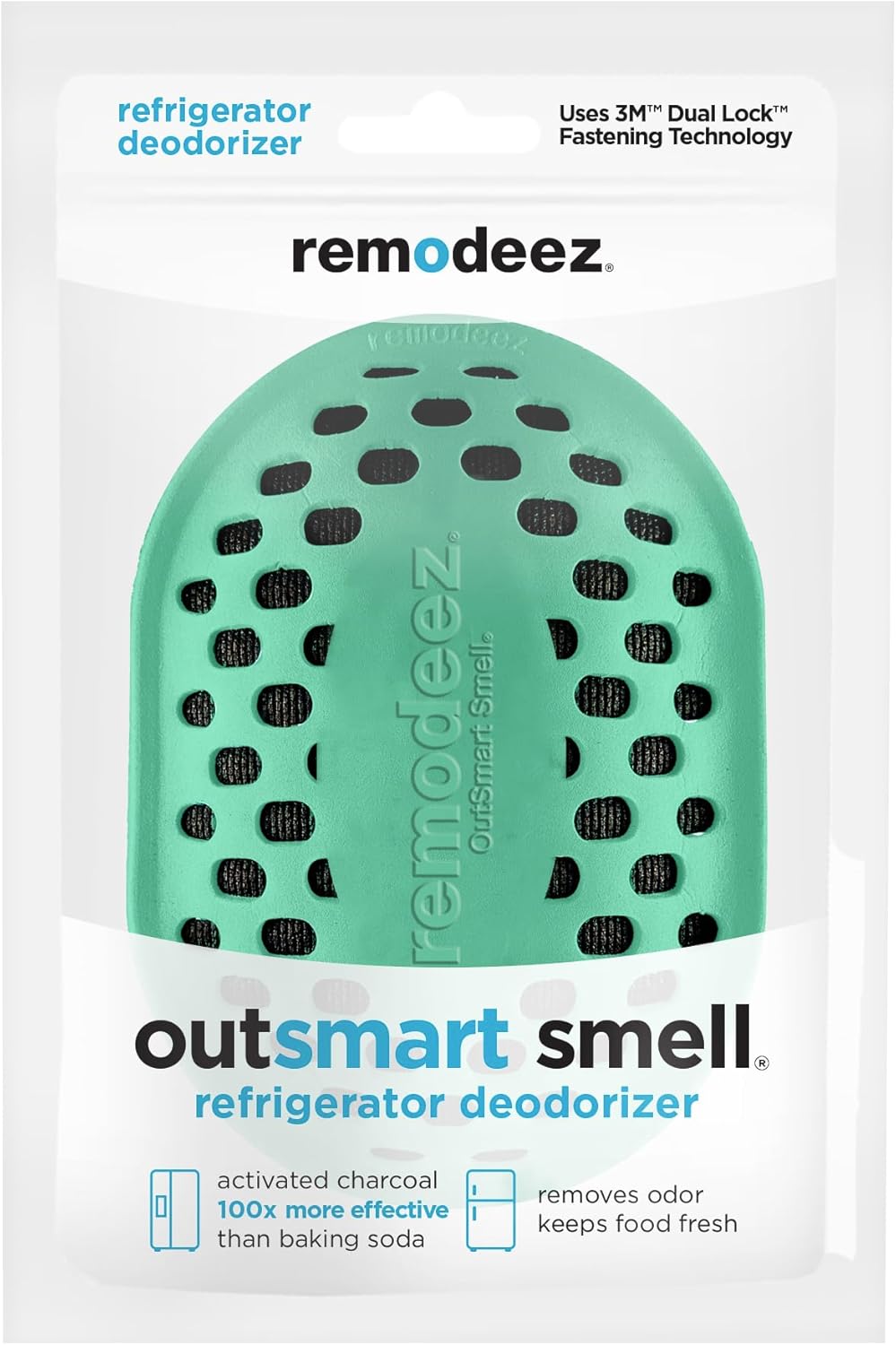 Remodeez Refrigerator Deodorizer - Activated Charcoal Odor Eliminator | Air Purifier Bags