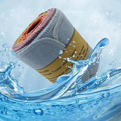 BEECO GIF2U Reusable Toilet Paper Towels 24 Count Roll,Washable Absorbent No Tear Bidet Towels Cotton Cloth,Zero Waste Cleaning Supplies for Bathroom(Solid 4 Colors)