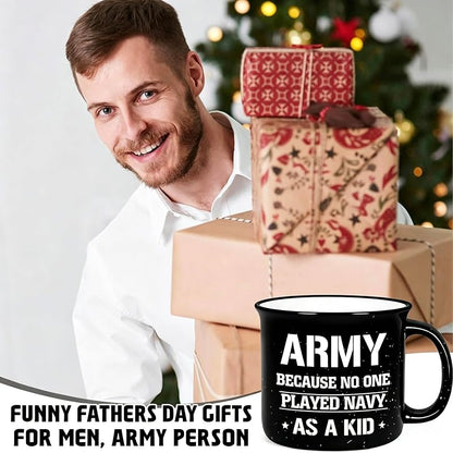 Army Gifts for Men 15 Oz Coffee Mug - This Variation: Black
