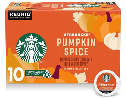 Starbucks Limited Edition Pumpkin Spice Flavored Coffee K-Cups - 10 Count (Pack of 2)