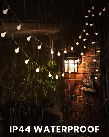 Globe 43 Ft String Lights - 100 LED Fairy Lights with Remote & Timer | Warm White Indoor/Outdoor Decor
