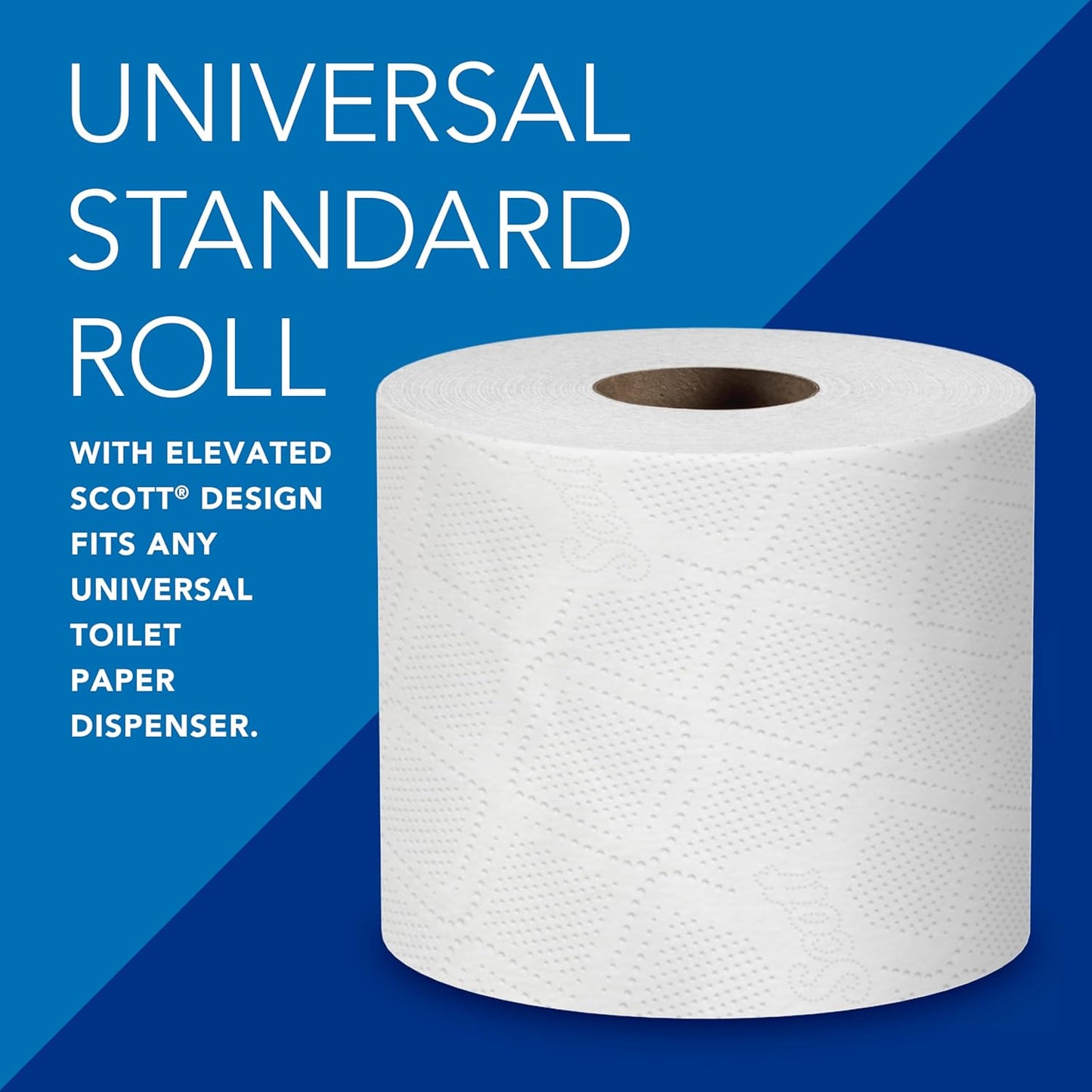 Scott Professional 100% Recycled Fiber Toilet Paper - 2-Ply, Individually Wrapped, 80 Rolls (37,840 Sheets)