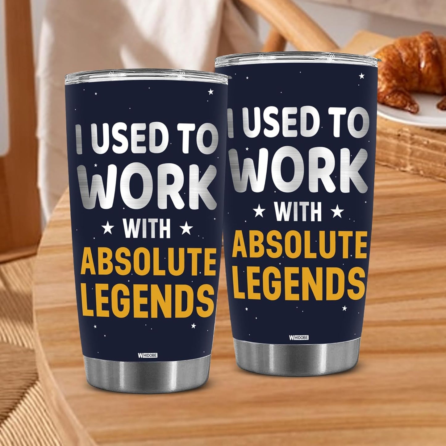 WHIDOBE Gift For Leaving Coworker - I Used To Work With Absolute Legend - Retirement Gifts - Leaving Gifts for Boss, Colleague - Going Away, Farewell Goodbye Workplace Gift For Coworker