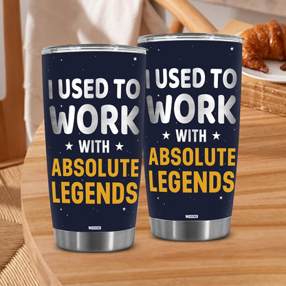 WHIDOBE Gift For Leaving Coworker - I Used To Work With Absolute Legend - Retirement Gifts - Leaving Gifts for Boss, Colleague - Going Away, Farewell Goodbye Workplace Gift For Coworker