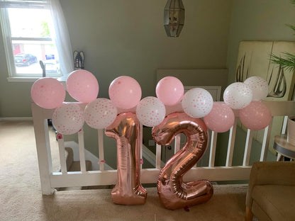 Rose Gold 40-Inch Number 11 Balloon - Perfect Birthday Party Decoration for Girls & Boys