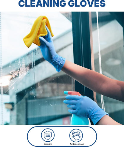 Schneider Vinyl Synthetic Exam Gloves - Latex-Free, 4 Mil Disposable Gloves for Medical & Food Prep
