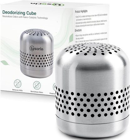Skiennix Refrigerator Deodorizer - Long-Lasting Odor Eliminator for Fridge & Closet | 10-Year Effectiveness