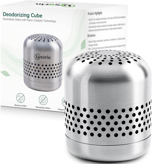 Skiennix Refrigerator Deodorizer - Long-Lasting Odor Eliminator for Fridge & Closet | 10-Year Effectiveness