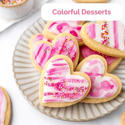 Color Kitchen Food Coloring - Vibrant 6 Pack | Plant-Based, Vegan, Gluten-Free, Non-GMO, Kosher