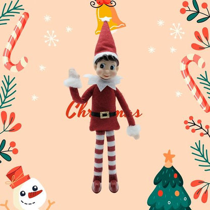 LovelfStory Christmas Elf Doll Plush Toy - Perfect Holiday Gift for Kids | Festive Decor