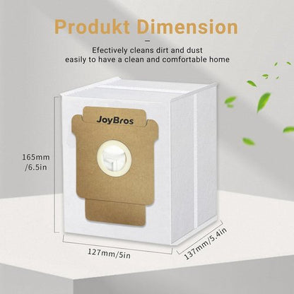 iRobot Replacement Dust Bags - 12-Pack Disposable Vacuum Bags for Roomba Series 104, 105, 106, Plus 405, 505, Essential 2 Q052, Max 705