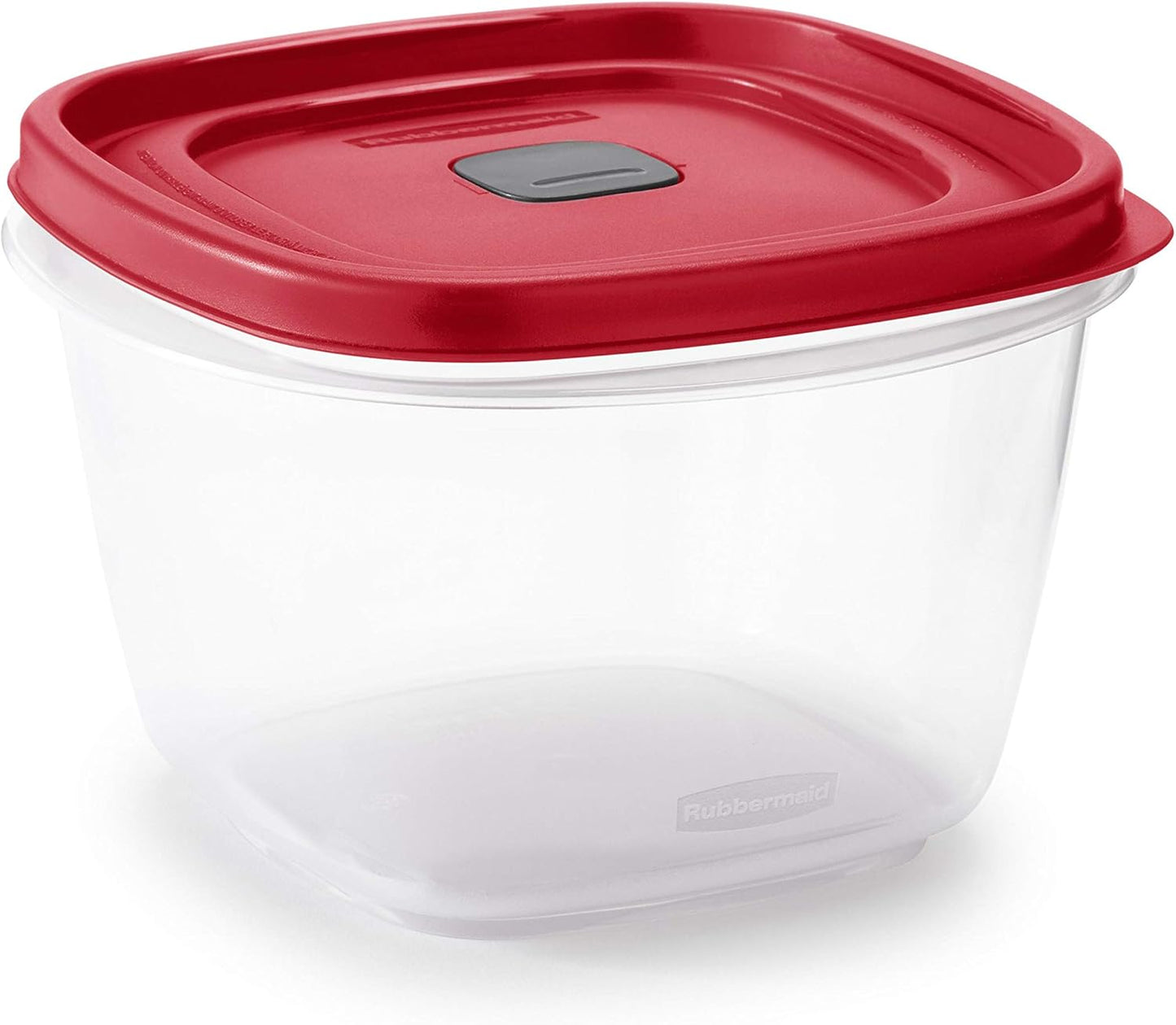 Rubbermaid Easy Find Food Storage Containers - 7-Cup Capacity with Vented Lid - Red