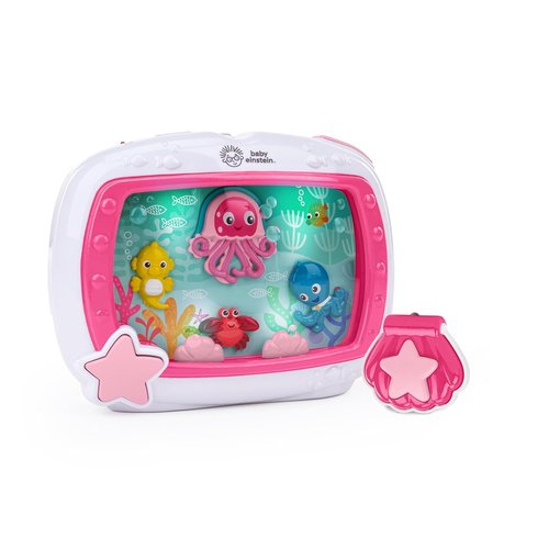 Baby Einstein Sea Dreams Soother - Musical Crib Toy & Sound Machine for Newborns | Pink