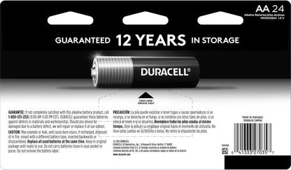 Duracell Coppertop AA Batteries - Long-Lasting Power Boost for Household Devices | 24 Count Pack
