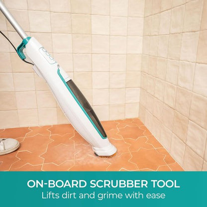 Kenmore SM2060 Steam Mop - Lightweight Floor Cleaner with Easy Scrubber & 2 Washable Pads | Quick-Heating for Hardwood & Tile