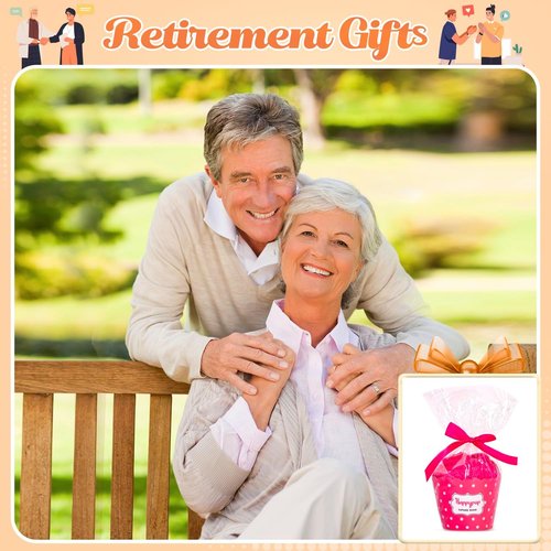 HAPPYPOP Retirement Gifts for Women - Retired Socks Friends Neighbors Gifts for Her