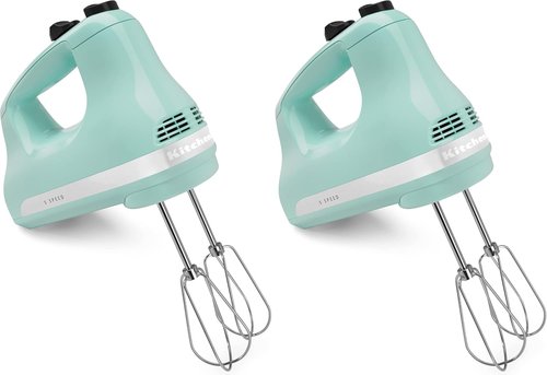KitchenAid 5 Ultra Power Speed Hand Mixer - Ice Blue | Pack of 2 for Effortless Mixing