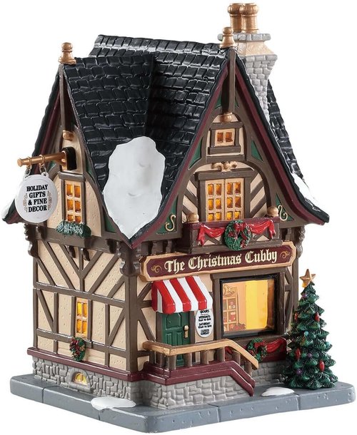 Lemax The Christmas Cubby - Festive Holiday Decor for Your Home | Charming Winter Scene
