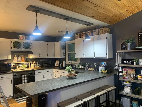 3 Pack Single Kitchen Island Mini Metal Drum Pendant Light Industrial Hanging Ceiling Light Fixtures for Over Sink Bar,Dining Room,Corridor,Entryway,Hallway