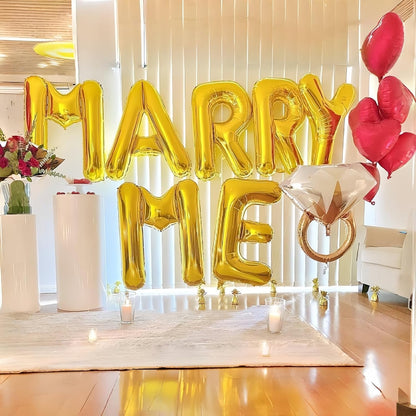 Regine Switzerland 40-Inch Gold Foil Letter Balloon - Large Self-Inflating R for Birthday & Anniversary Decor