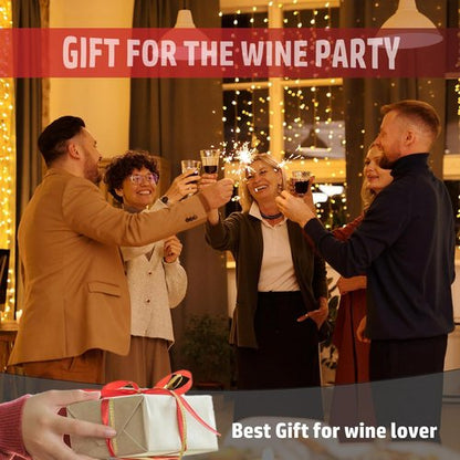 Corkscrew Wine Opener with Foil Cutter Air Pump Wine Bottle Opener Easy-Open Portable Handheld Travel Wine Cork Screw Remover for Wine Lovers