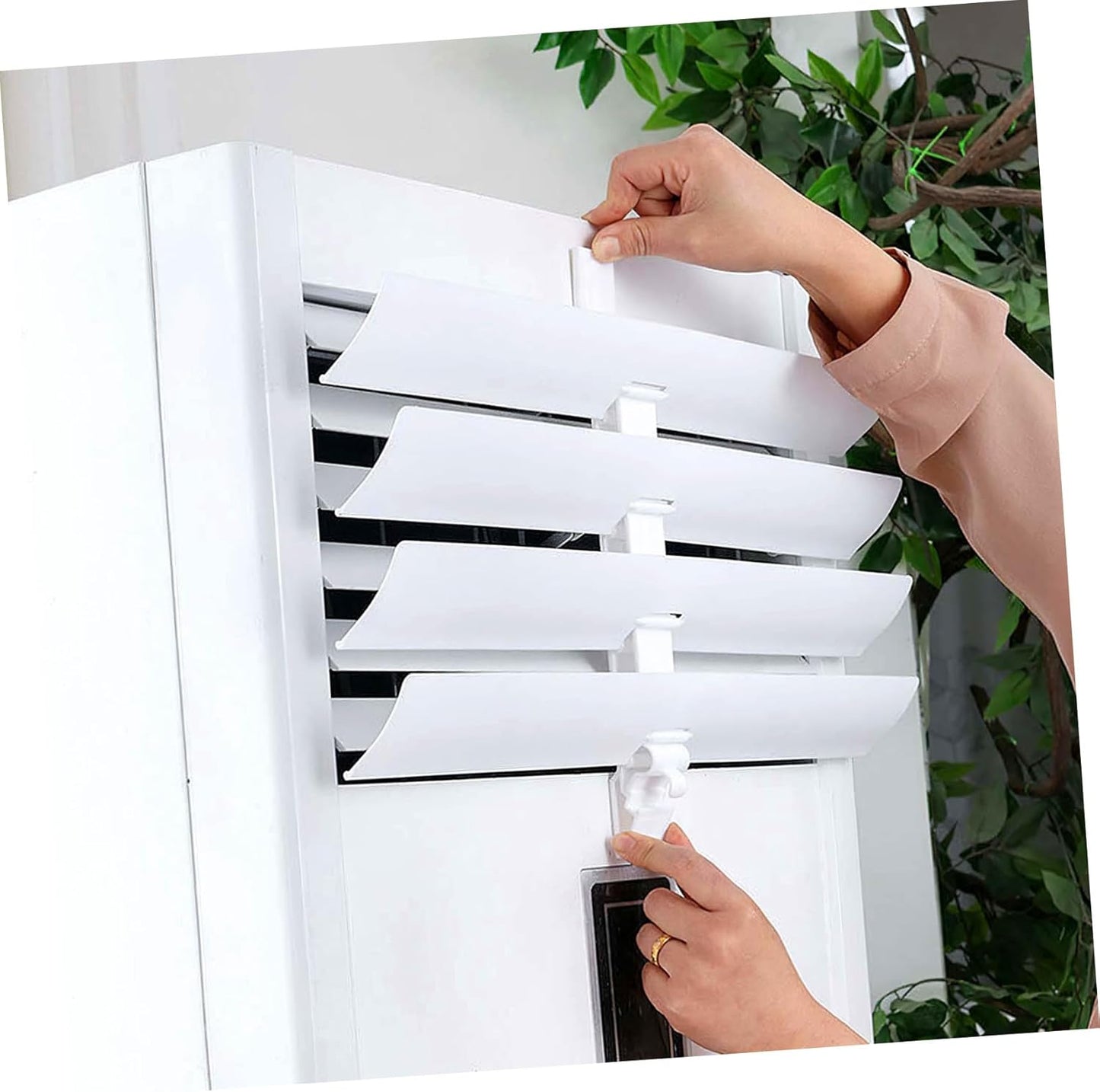 Skiennix 60-Pcs Plastic Louver Pins Replacement Kit - Durable Telescopic Design for Plantation Shutters