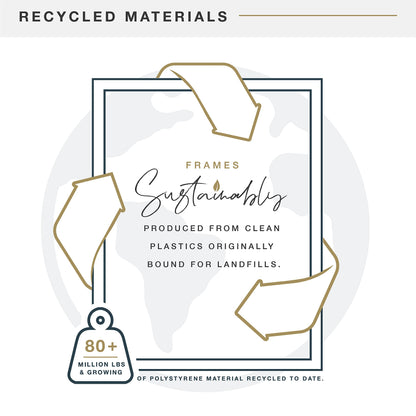 MCS Museum Poster Frame 20x27 Espresso Woodgrain, Vertical & Horizontal Wall Hanging Large Picture Frame for Photos, Posters & Art Prints (1-Pack)