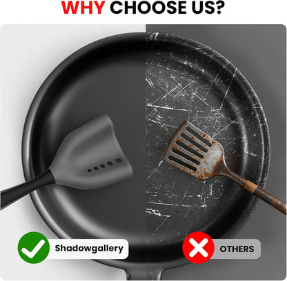 Meat Chopper Spatula by [Brand Name] - Heat Resistant Hamburger Masher Tool | Non-Stick Ground Beef Grinder in Black