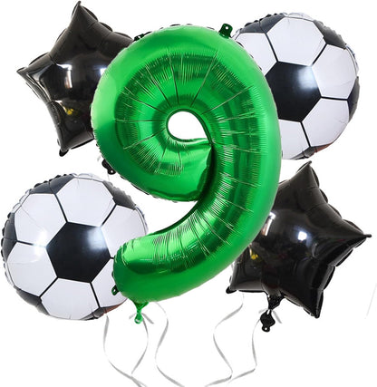 Number Balloons | Giant Green Number 9 Balloon - 40 Inch for St. Patrick's Day Birthday Decorations