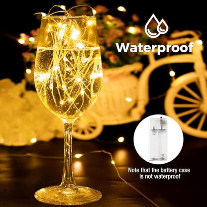 Btfarm 10FT Fairy Lights - 30 LED Battery Operated Twinkle Lights with Timer | Waterproof Copper Wire for Indoor & Outdoor Holiday Decor
