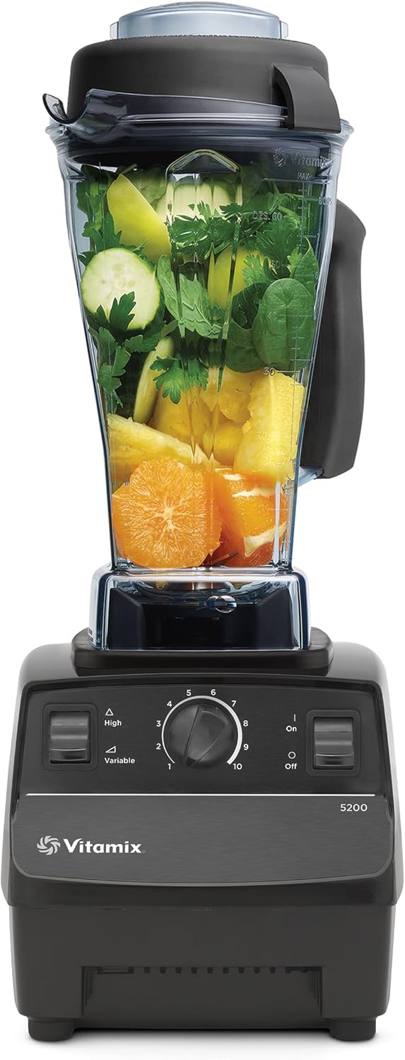Vitamix 5200 Blender - Professional-Grade Kitchen Appliance for Smoothies & Soups | 64 Oz, Black