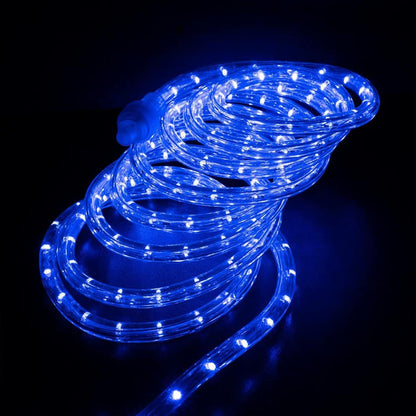 50ft LED Rope Lights by 360 - Waterproof & Flexible Tube Lights with 8 Modes | Ideal for Outdoor Decks, Gardens, Pools & Patios (Blue)