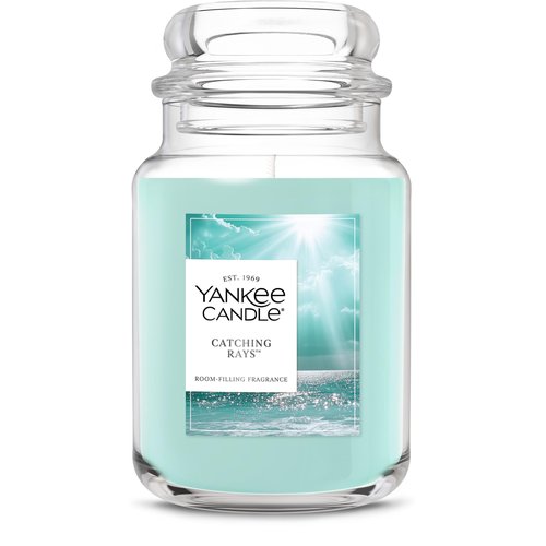 Yankee Candle Catching Rays Scented Candle, 22oz Large Jar with up to 150 Hour Burn Time, Giftable