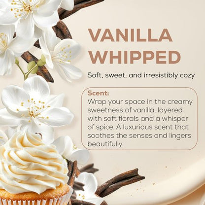 Aroma Country Whipped Vanilla Diffuser Oil - Long-Lasting Natural Home Fragrance | 8.5 Fl. Oz Refill
