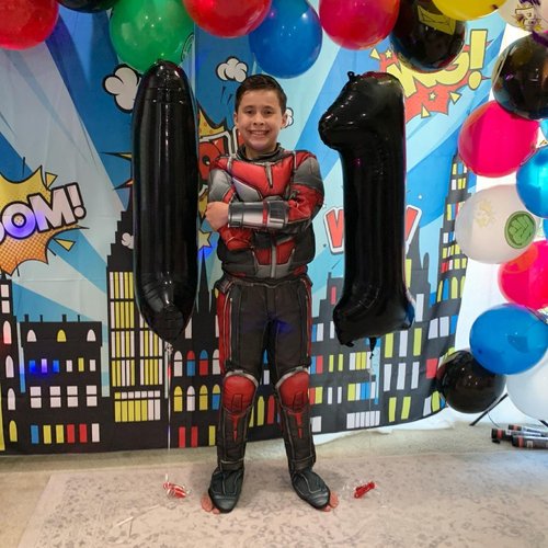 Black Number 11 Balloon - 40 Inch Foil Balloon for 11th Birthday Party Decorations