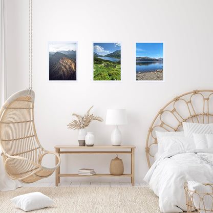 JCJMY 15x20 Picture Frame White for Poster Photo Picture, Horizontal and Vertical Formats for Wall Hanging, 15 x 20 Wall Gallery Poster Photo Frame for 15 by 20 Photos Posters, White