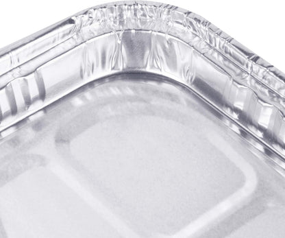 Regine Switzerland Disposable Aluminum Foil Baking Sheets - 1/4 Size Cookie Trays | Heavy Duty Nonstick, 12.8” x 8.9”