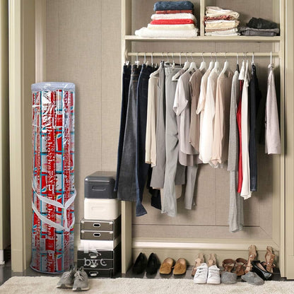 ProPik Gift Wrap Organizer - Heavy-Duty Wrapping Paper Storage Bag | Holds Up to 24 Rolls, 40 Inch Long, Clear PVC