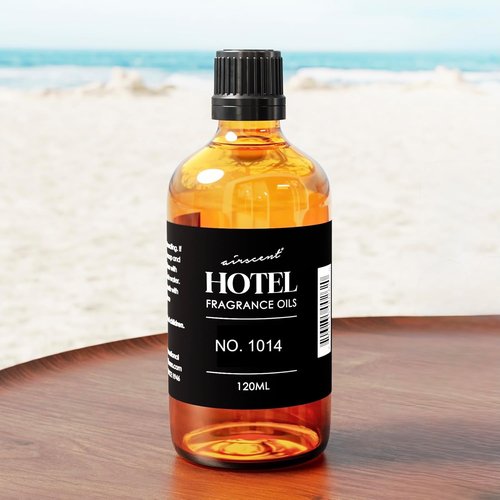 AirScent Hotel Diffuser Oil No. 1014 - Premium Fragrance Oil for Ultrasonic Diffusers | 120 mL, Lemon & Sea Breeze