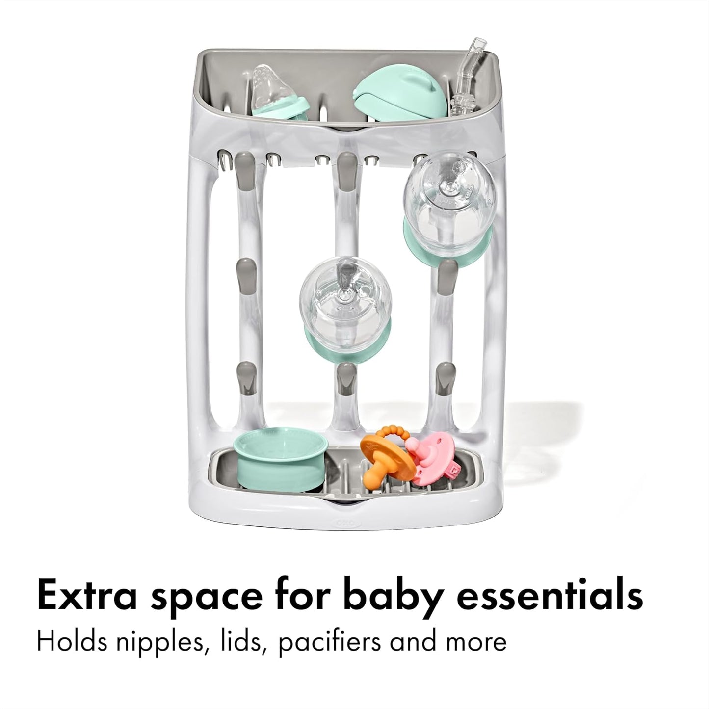 OXO Tot Drying Rack - Space-Saving Design for Efficient Dish Drying | Compact & Practical