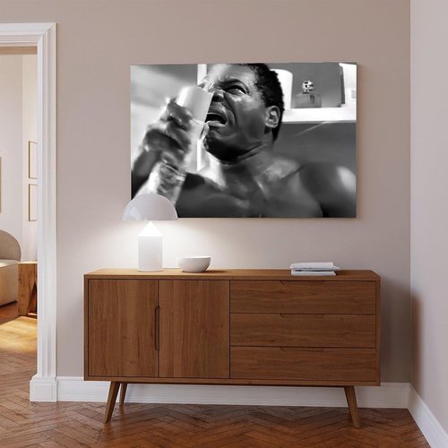 Funny Bathroom Wall Art | Black and White Toilet Print | 12x18 Inch Unframed Decor - Perfect for Restrooms