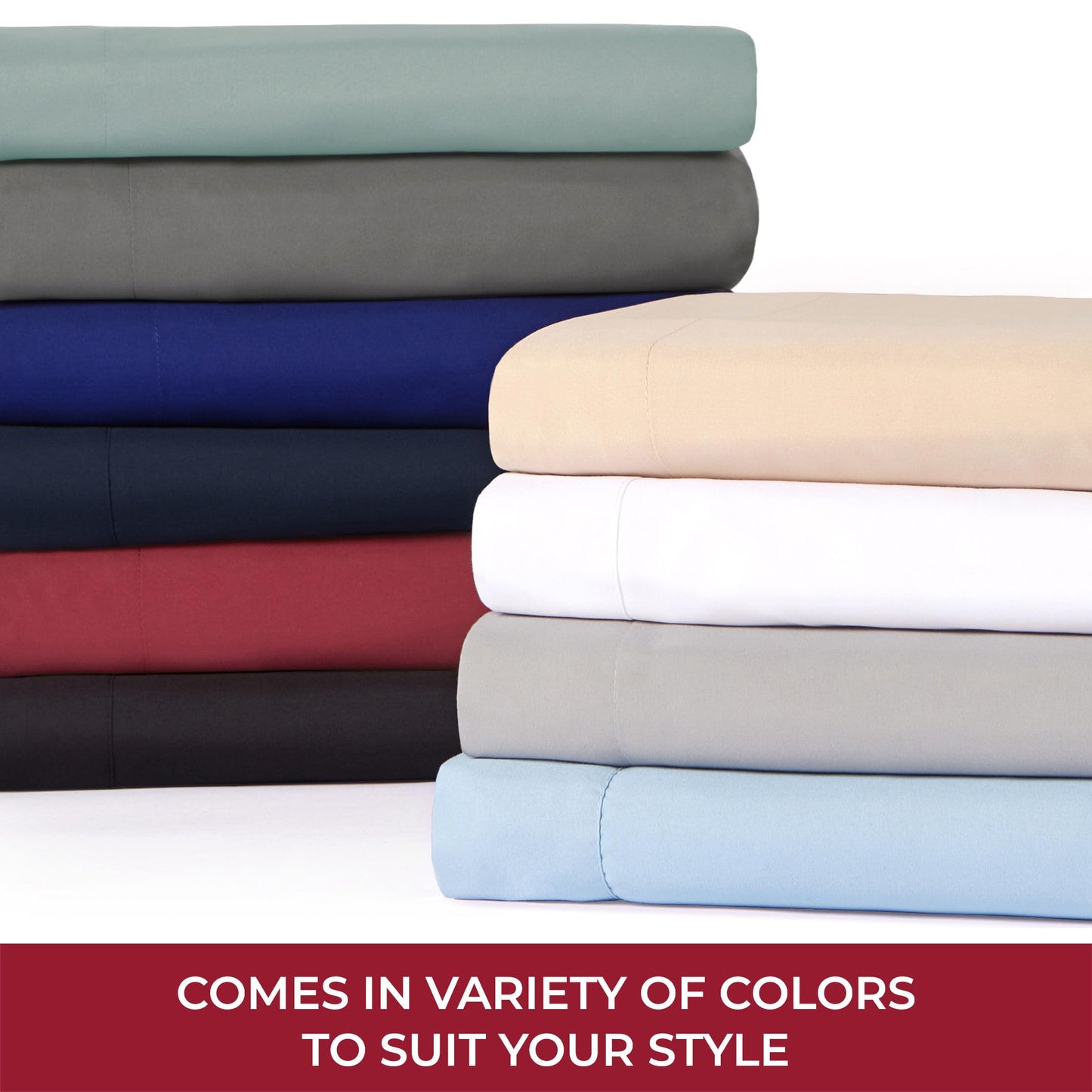 Mellanni RV Short Queen Sheets - 4 PC Iconic Collection Bedding - Hotel Luxury, Extra Soft, Cooling Bed Sheets - Deep Pocket up to 10 inch (RV/Short Queen, Gray)